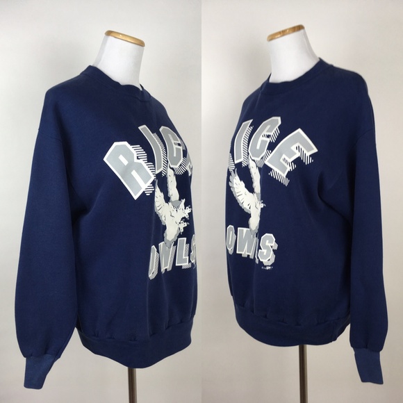 vintage rice university sweatshirt